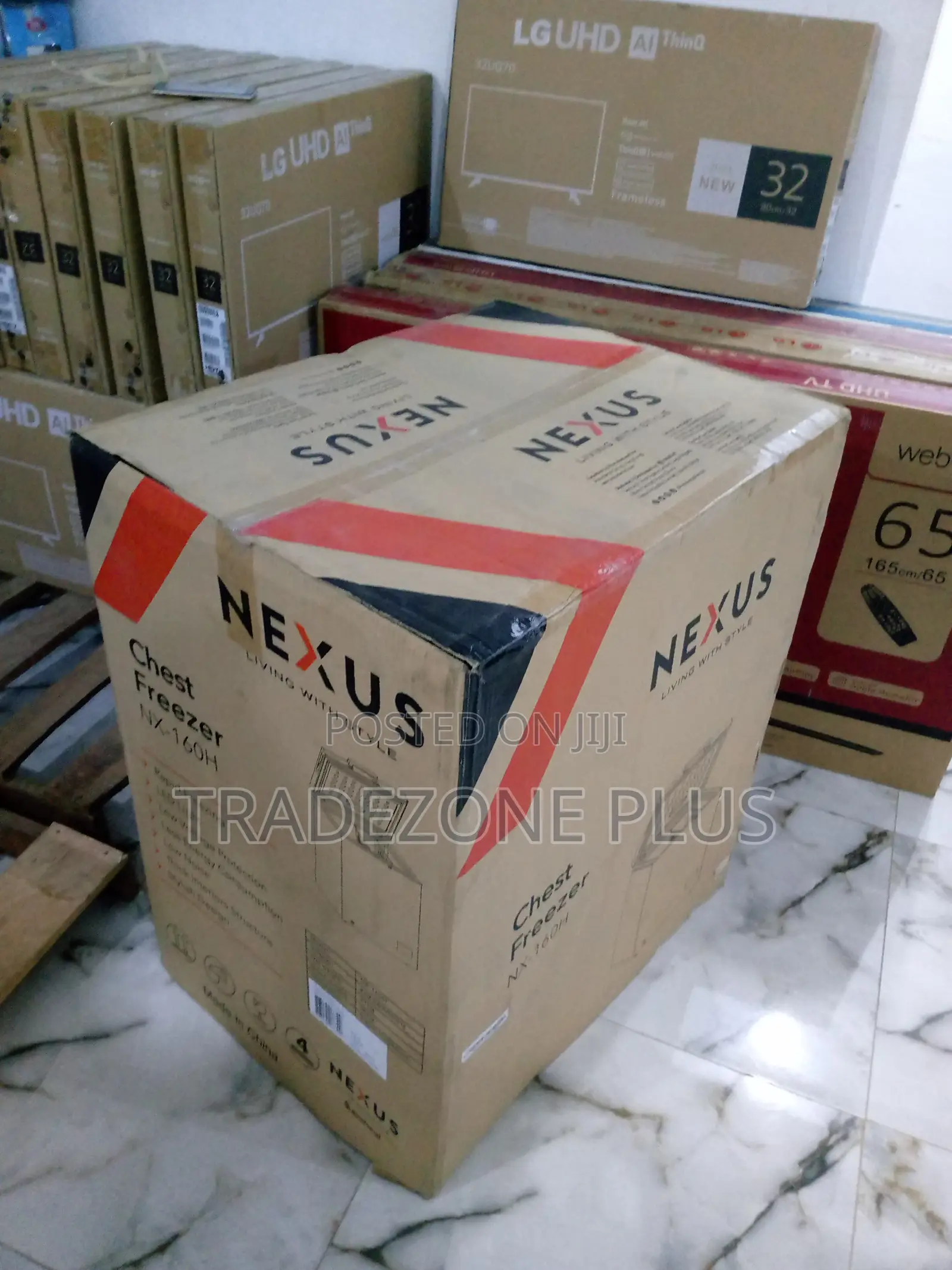 New Nx-160h Chest Freezer With LED Light+Lock