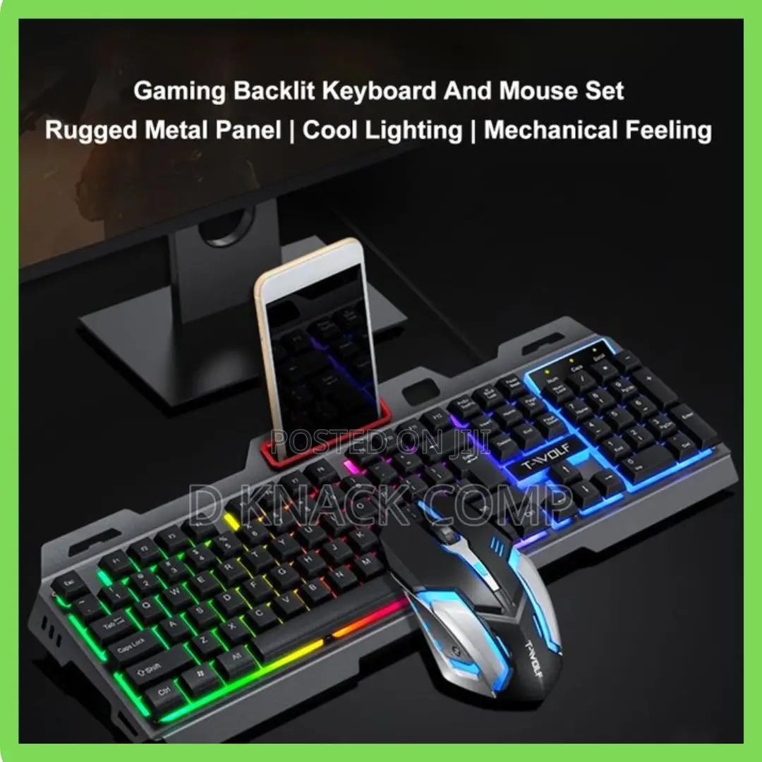 T-Wolf TF600 Gaming Mouse Keyboard Set