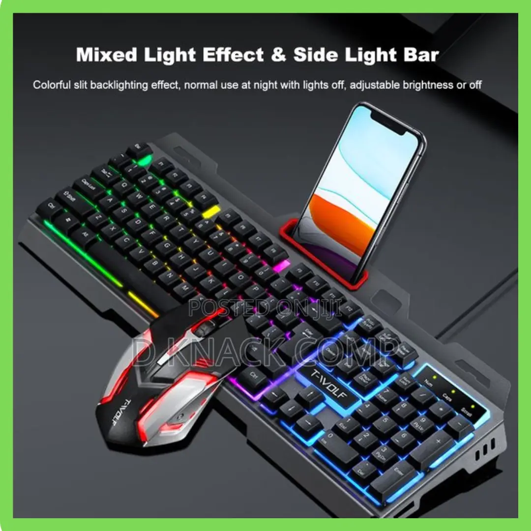 T-Wolf TF600 Gaming Mouse Keyboard Set