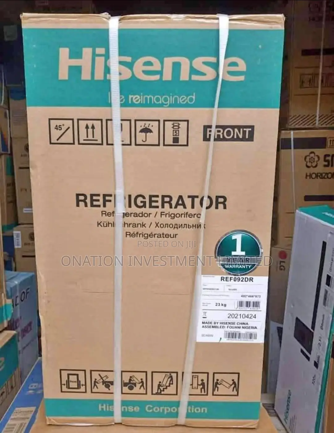 Hisense Table Top Fridge