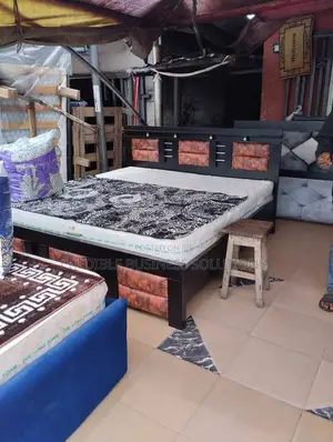 Bed Frame 6x6ft and Mattress