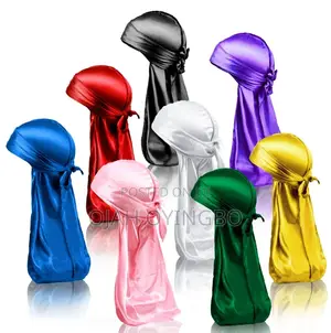 Premium Silk Satin Durags Wave Caps – Unisex Streetwear