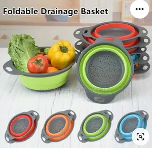 Silicone Collapsible Sieve.