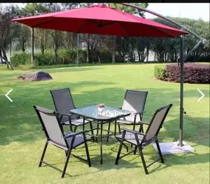 New Imported Garden Chairs With Sun Umbrella