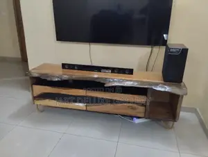 Stylish Wooden Timber Console