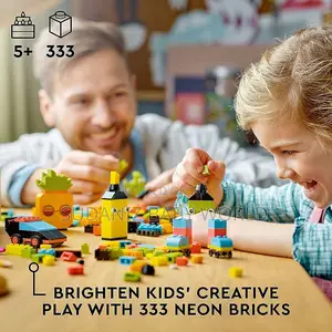 LEGO Classic Creative Neon Colors Fun Brick Box Set 11027