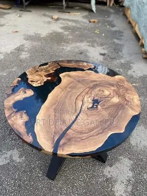 Stylish Wooden Epoxy Table
