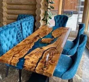 Stylish Wooden Epoxy Table