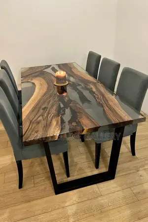 Stylish Wooden Epoxy Table