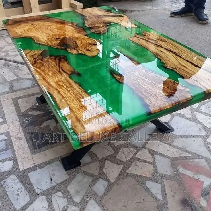 Stylish Wooden Epoxy Table