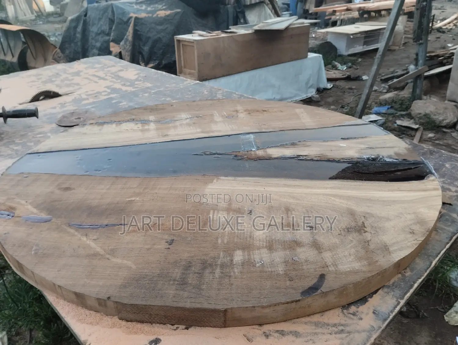 Stylish Wooden Epoxy Table