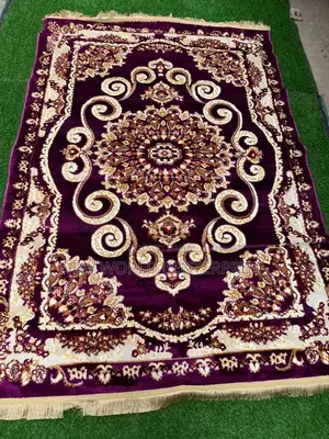 Modern Purple Color Turkish Persian Centre Rug