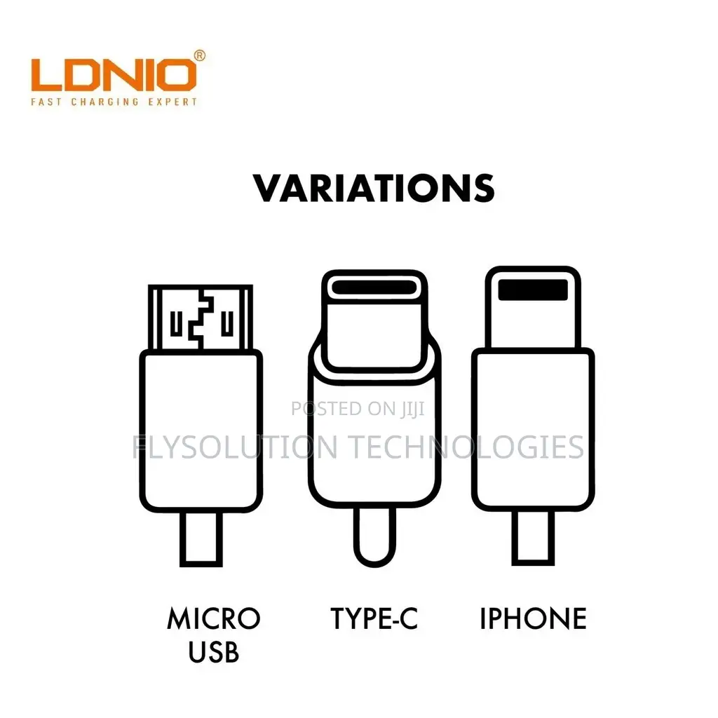 Ldnio LS63 5A USB for Type-C Fast Charging Data Cable