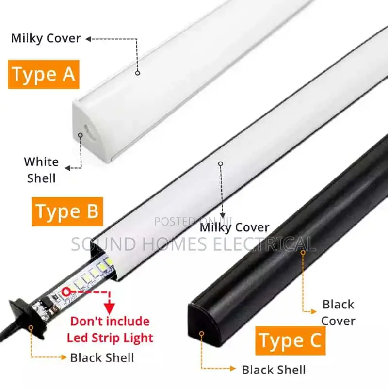 Vshape Aluminium Profiles Fitting