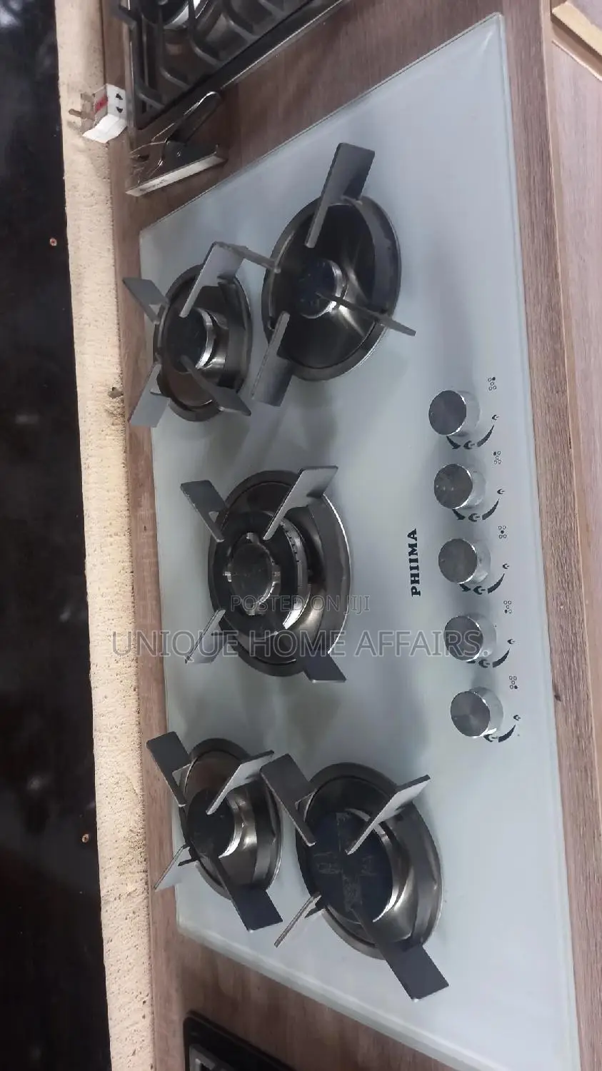 5 Burner Whiteglass Hub