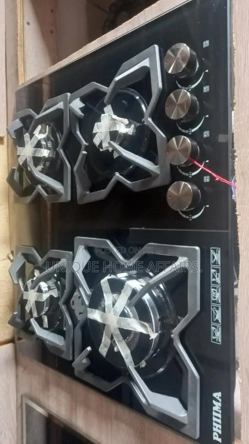 4 Burner Glass Kitchen Hob
