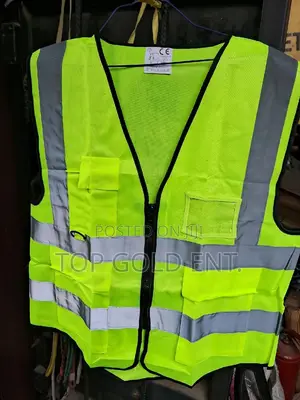 Reflective Vest + Pocket And Zip