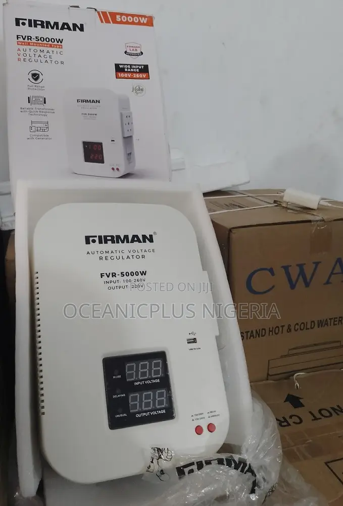 Just In!! Firman 5000watts Stabilizer for Home Use
