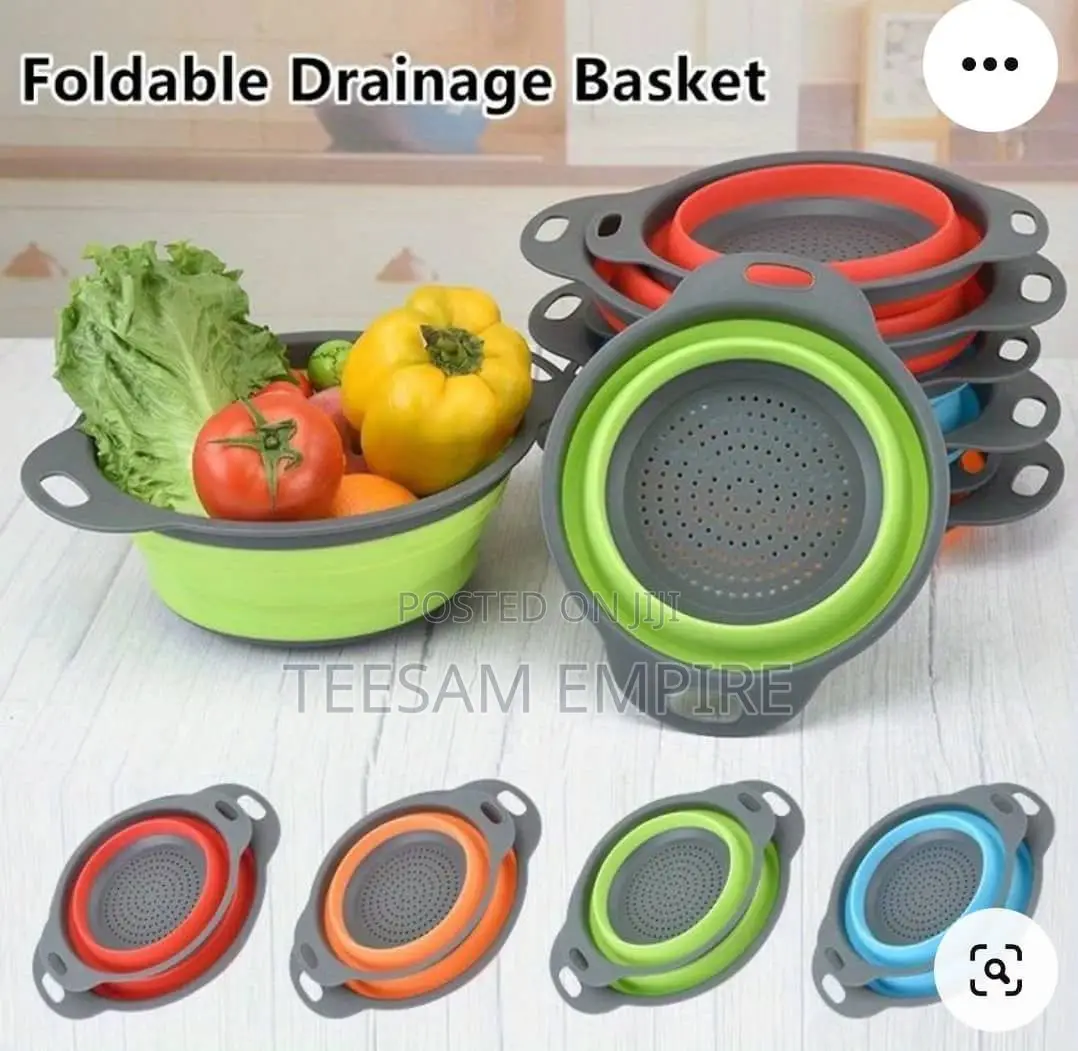 Silicone Collapsible Sieve.