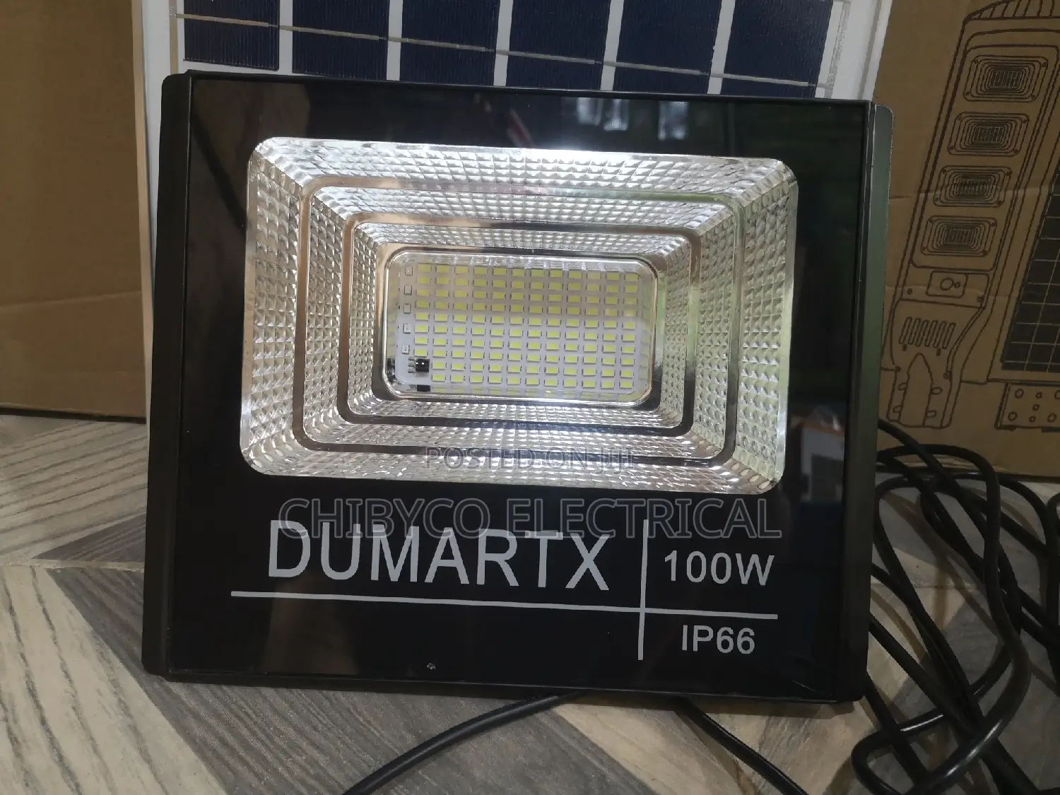 100w Solar Flood Light