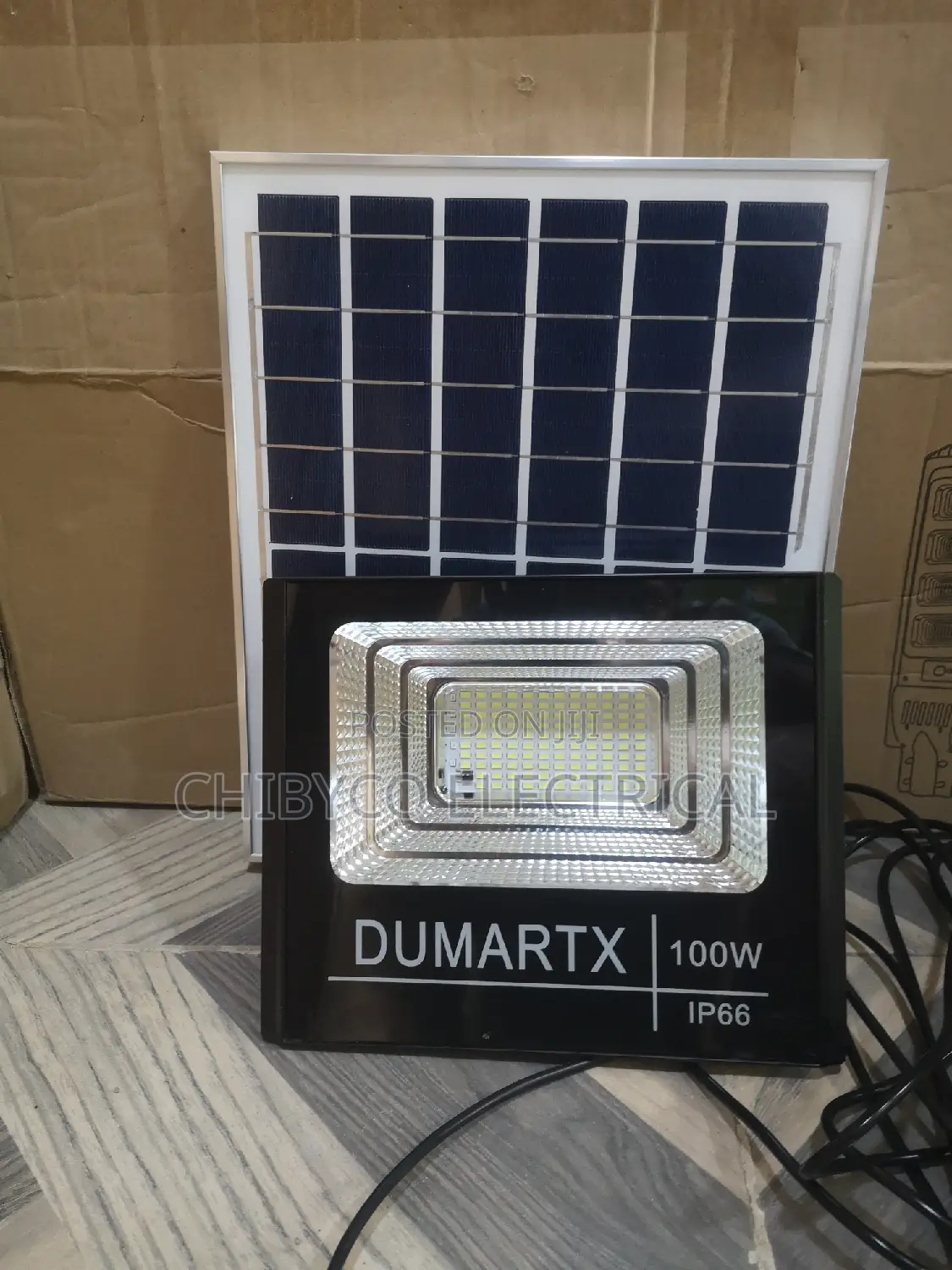 100w Solar Flood Light