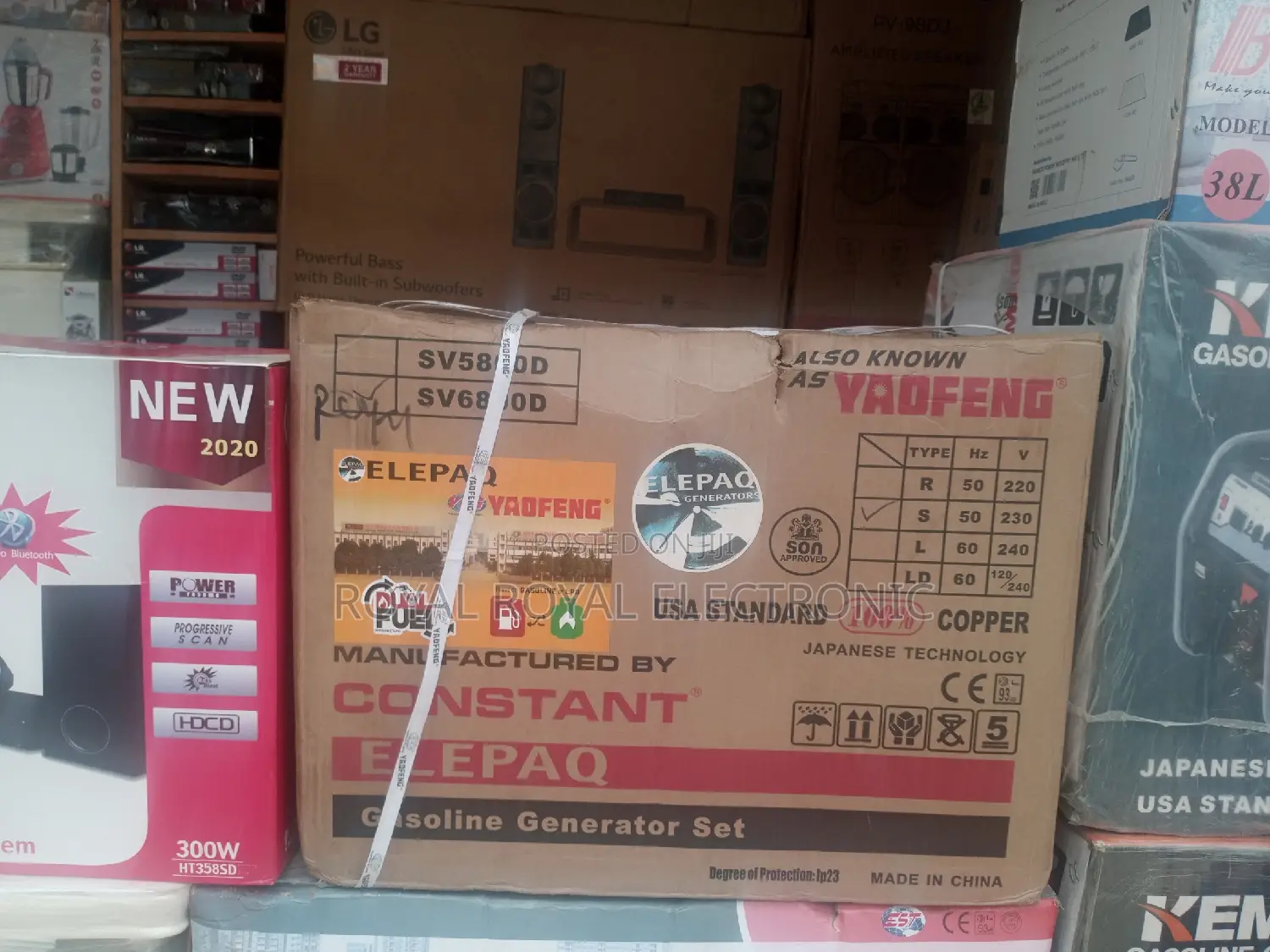 World Class Elepaq Constant Yaofeng Key Start Generator