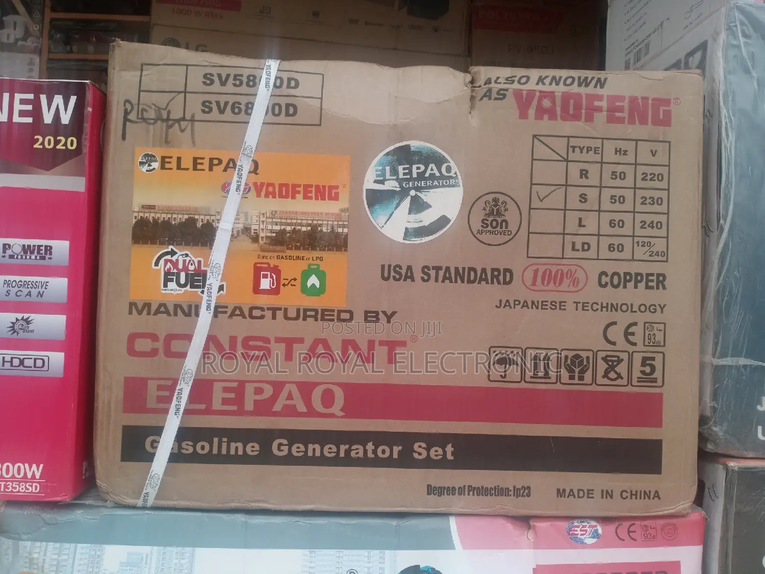 World Class Elepaq Constant Yaofeng Key Start Generator