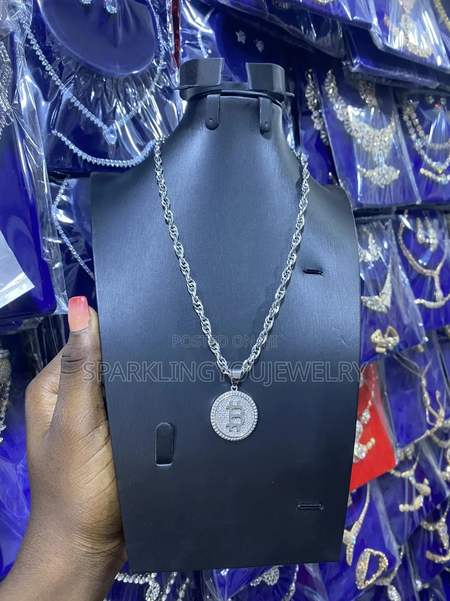 Men Silver Necklace
