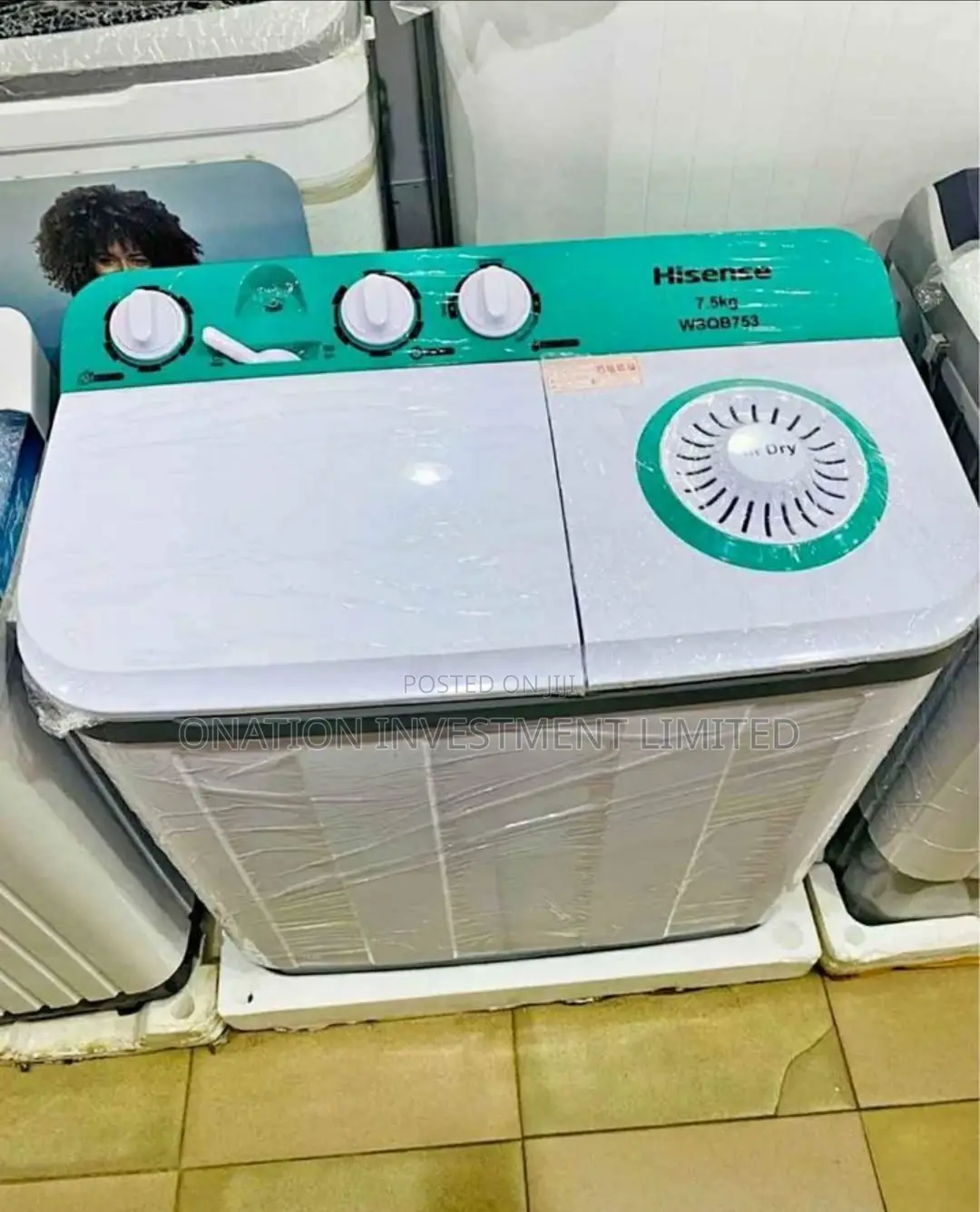 Hisense Washing Machine Twin Tub 7.5kg