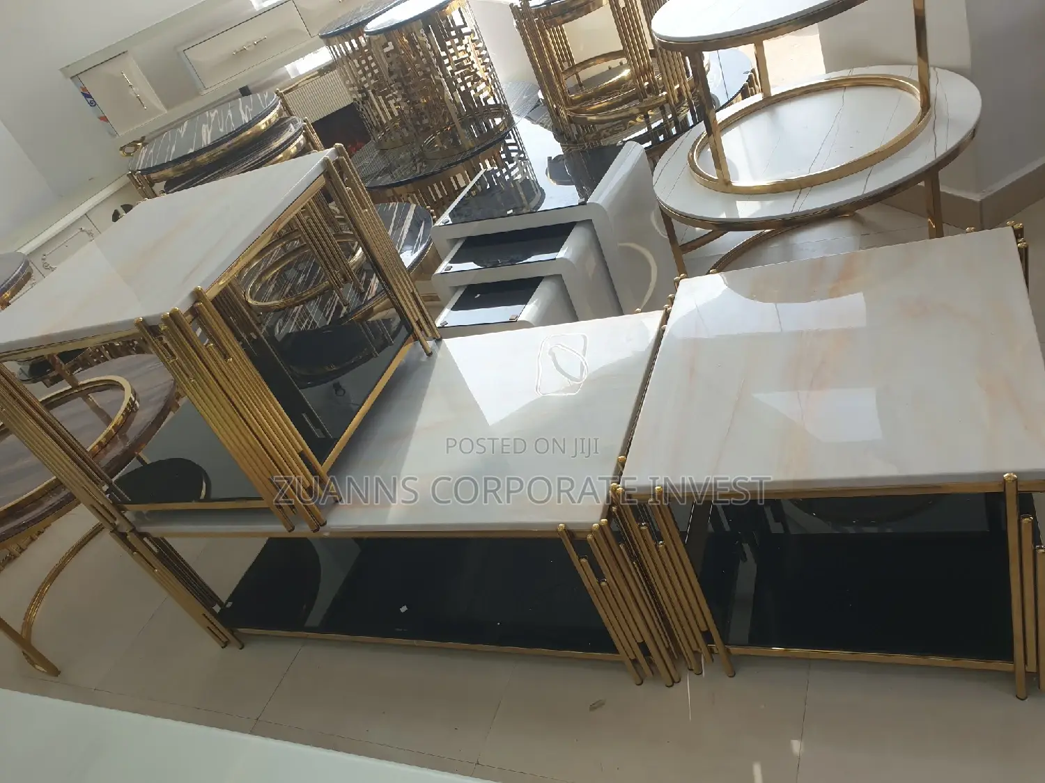 3 in 1 Marble Tables