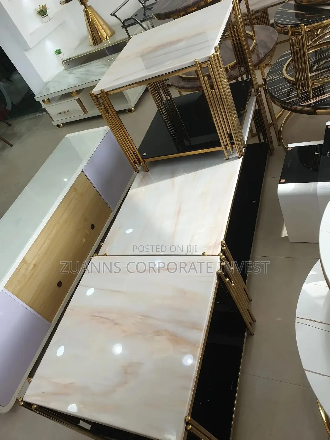 3 in 1 Marble Tables