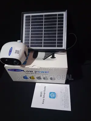 Low Power Solar Wifi Bullet Camera for Indoor Use