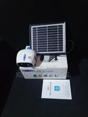 Low Power Solar Wifi Bullet Camera for Indoor Use
