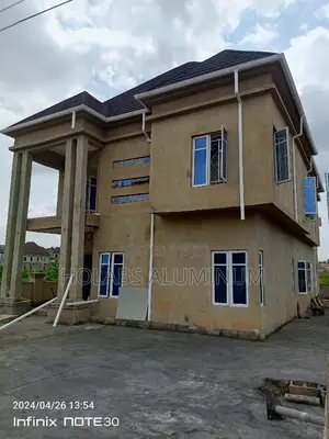 Casement Window With Blue Glass and Burglary