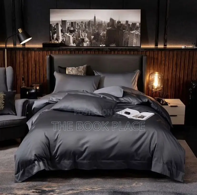 Beautiful Black Silk Bedding
