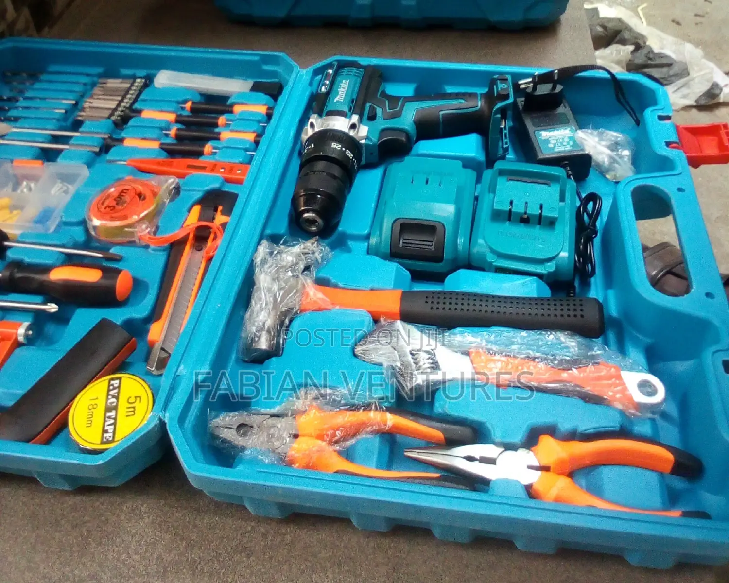 This Is the Original Tools Box With Battery Drill