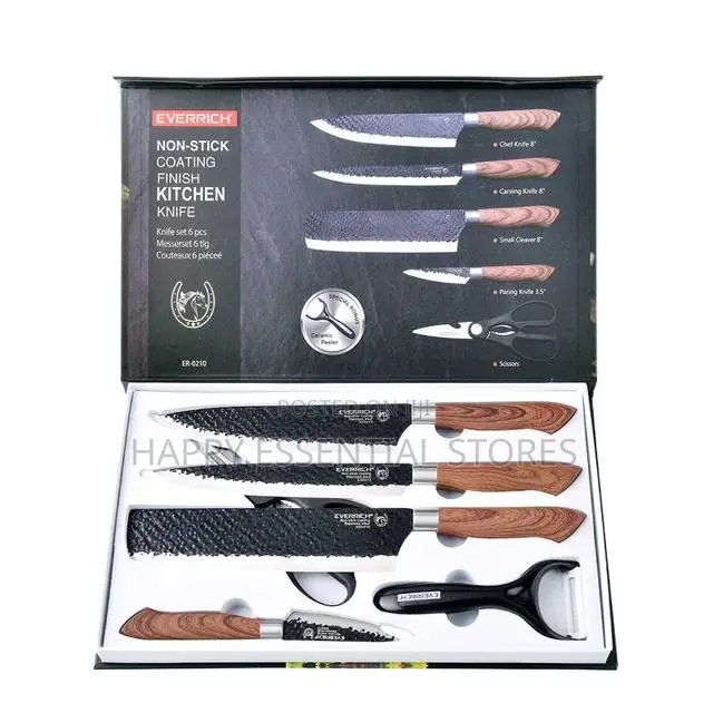 Quality Wooden Handle Knife Set