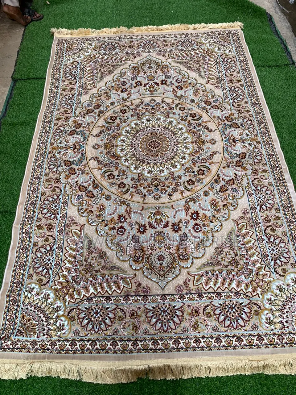 Modern Royal Silk Persian Centre Rug