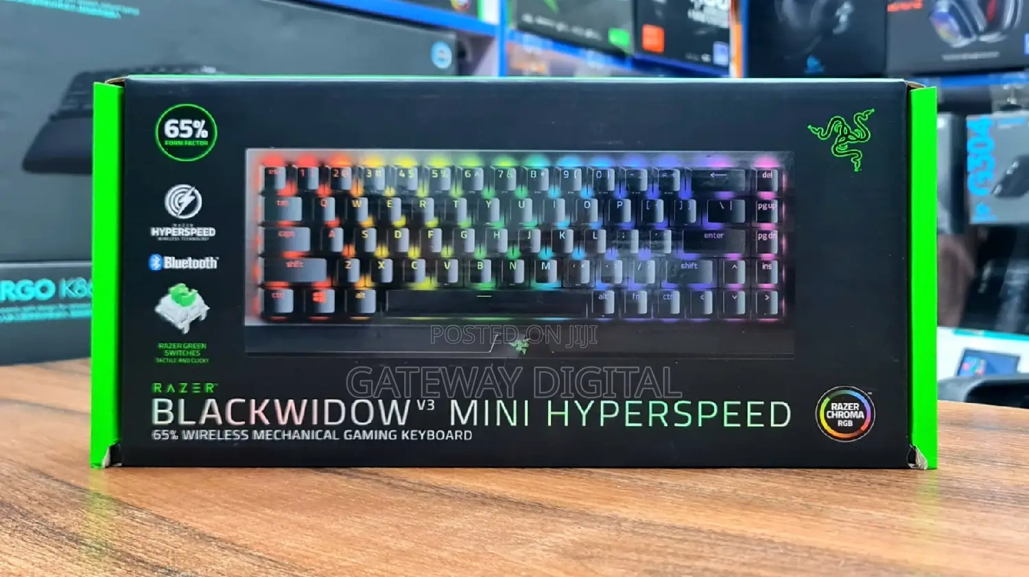 Razer Blackwidow V3 Mini Hyperspeed Wireless Mechanical Keys
