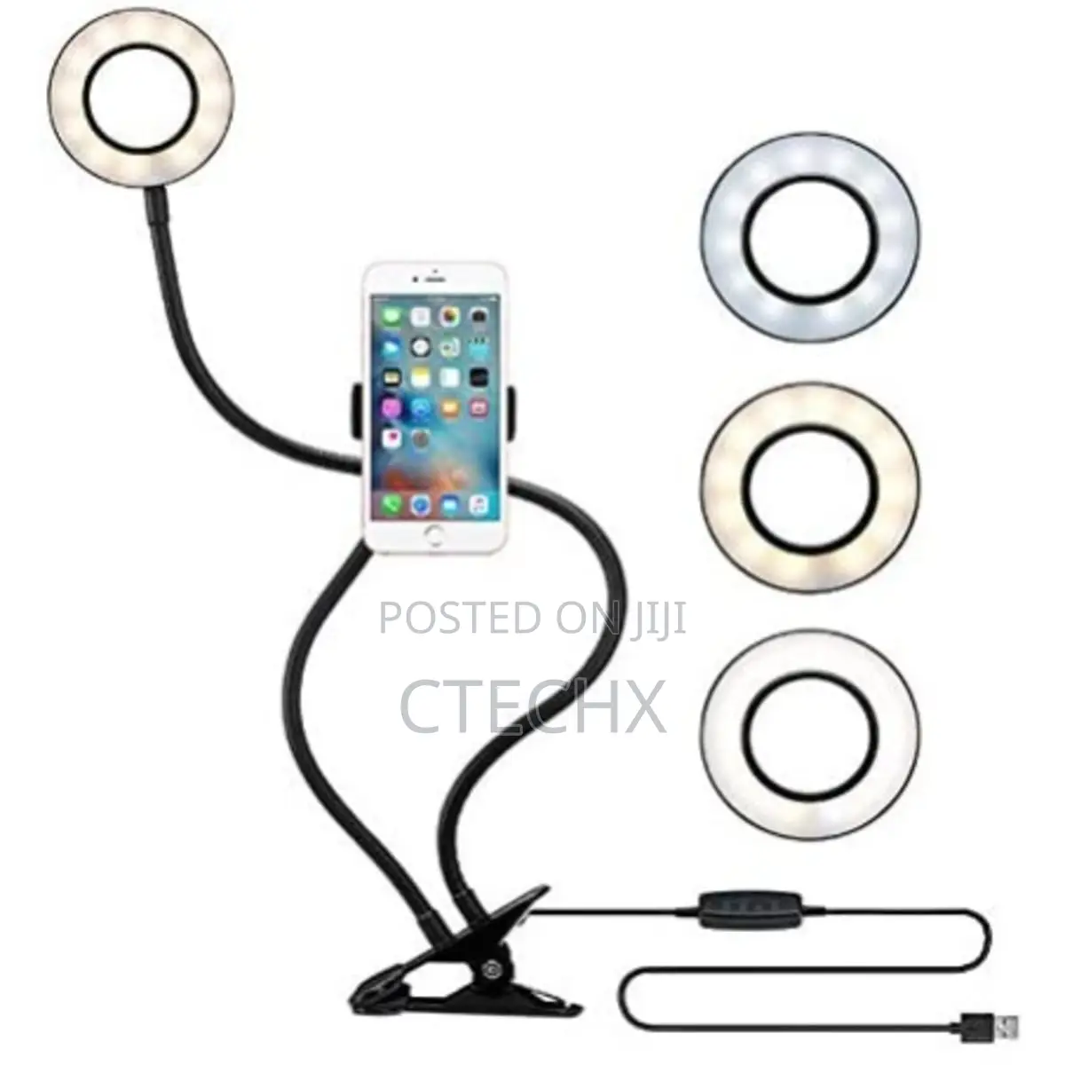 Velouer Selfie Ring Light Cell Phone Holder Compatible -.