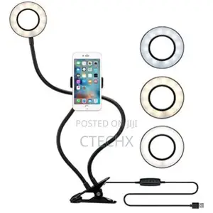 Velouer Selfie Ring Light Cell Phone Holder Compatible -.