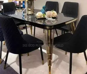 6seater Turkish Dining Table With Solid Chairs