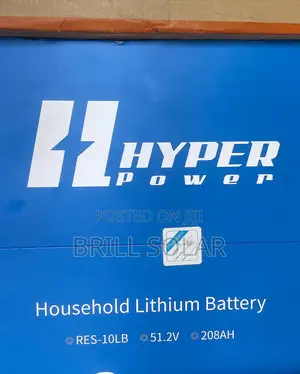 10.65kwh, 51.2v Hyper Power Solar Lithium Battery