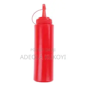 800ml Squeeze Bottle Ketchup , Sauce Dispenser
