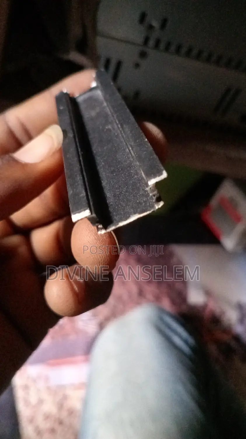 Black Aluminium Profile