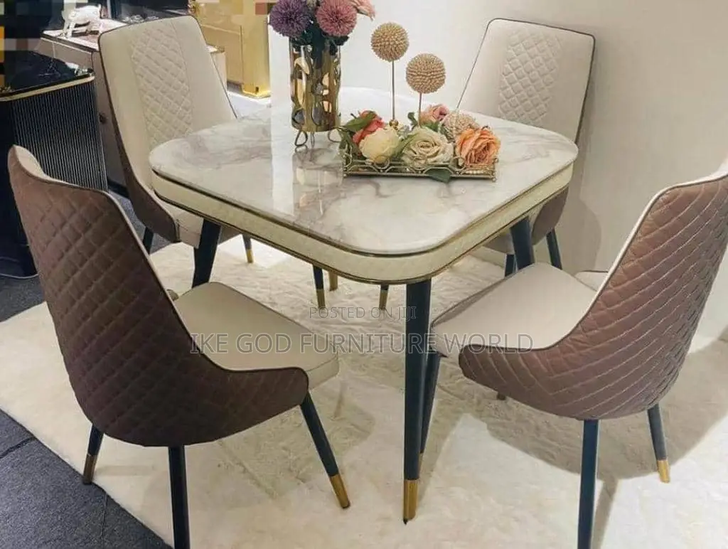 4seater Imported Turkish Marble Dining Table