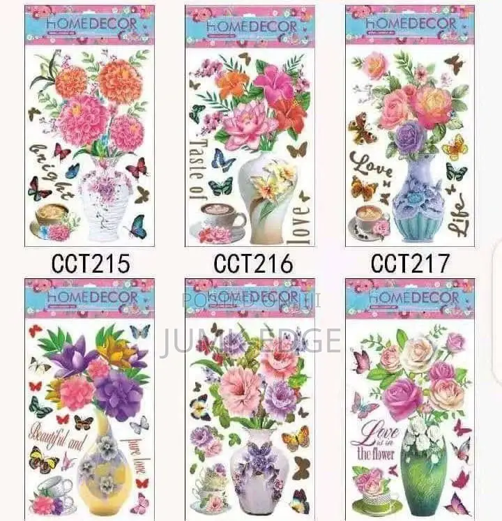 3D Flower Design Wall Deco