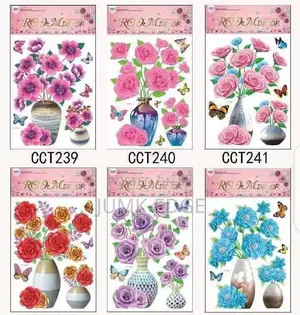 3D Flower Design Wall Deco