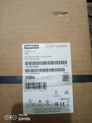 Siemens Power Supply 6ep1437-3ba00 40a/24vdc 3phase