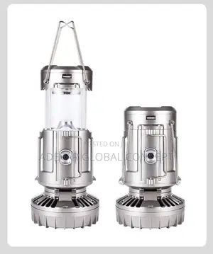 Rechargeable Solar Fan Lamp Portable Camping LED Light